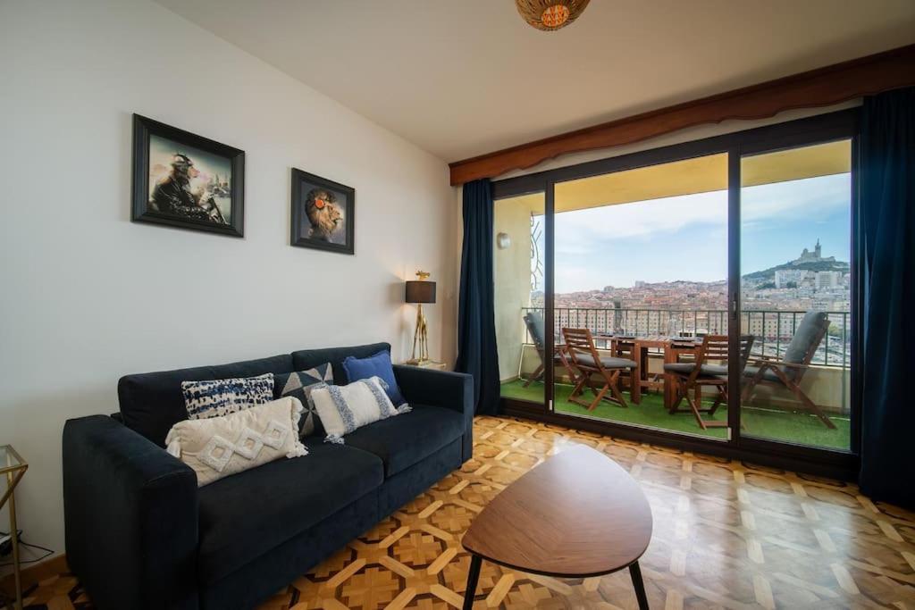 Terrace Apartment Old Port Exceptional View Marseille Bagian luar foto